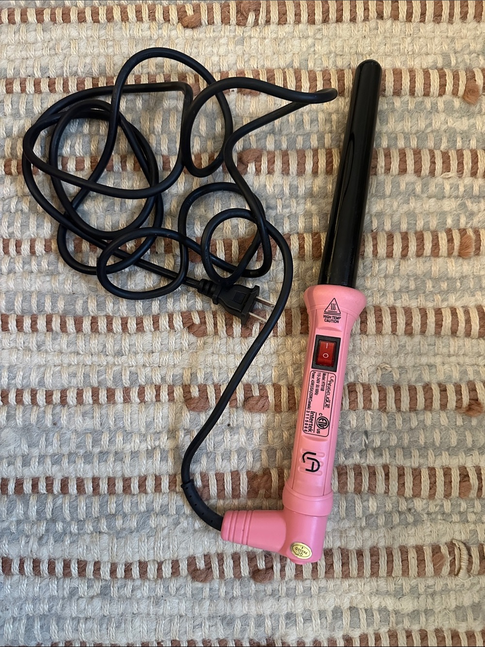 Le Angelique Ceramic Clipless Curling Iron